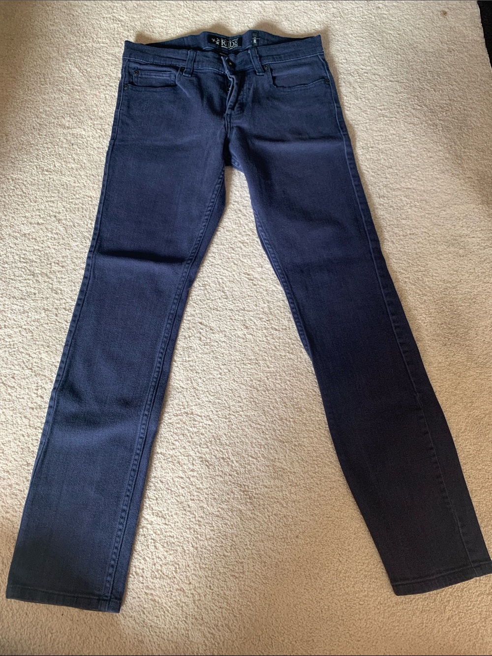 RUDE Navy Skinny Jeans